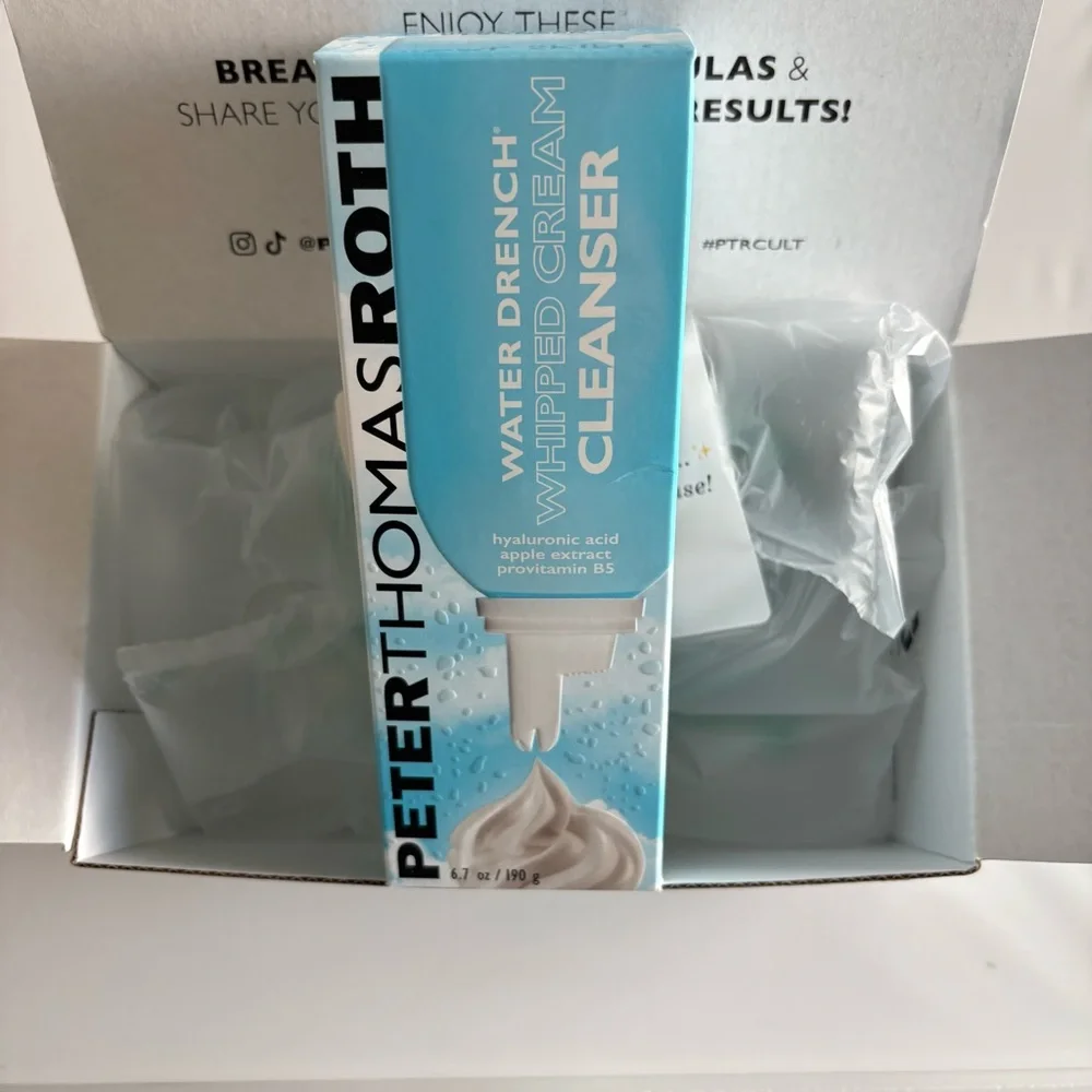 Peter Thomas Roth Water Drench Whipped Cream Cleanser, Make-up Remover 6.7oz NEW